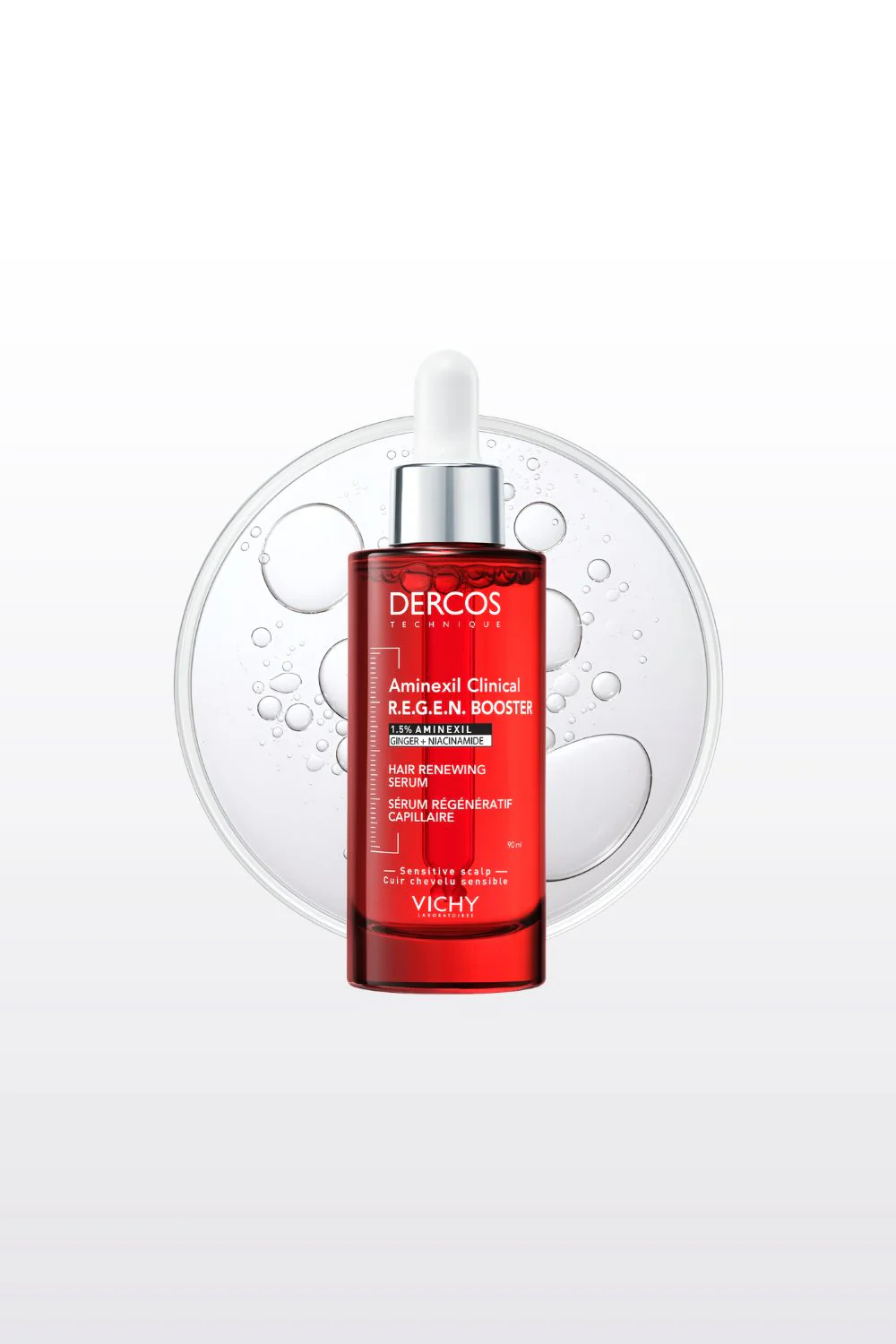 סרום לשיער 90 מ"ל .Dercos aminexil R.E.G.E.N לחידוש השיער | וישי - Image 4