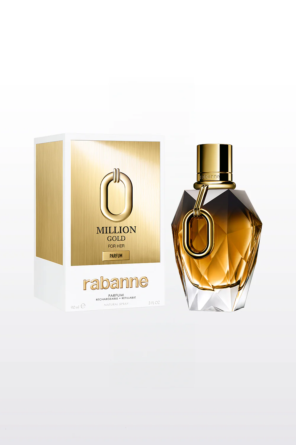 בושם לאישה 90 מ"ל Million Gold for Her Parfum - Image 2
