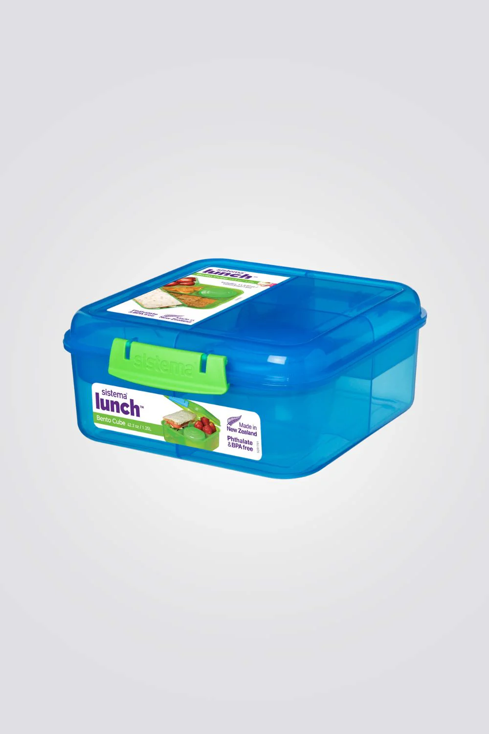 קופסת אוכל מרובעת 1.25 ליטר