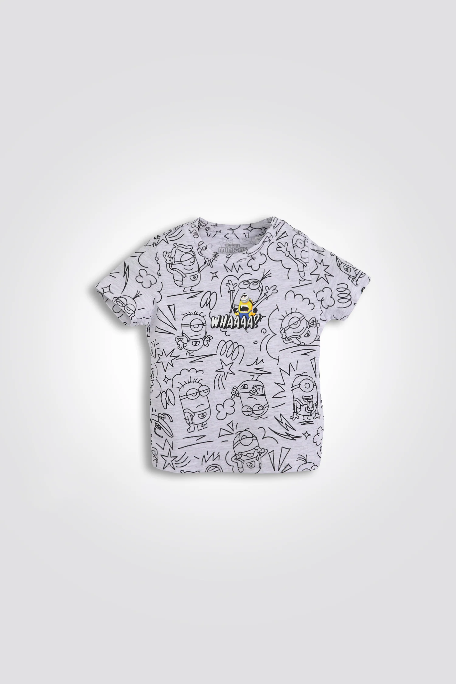 סט פיג’מה קצרה יוניסקס MINION לילדים - Image 2