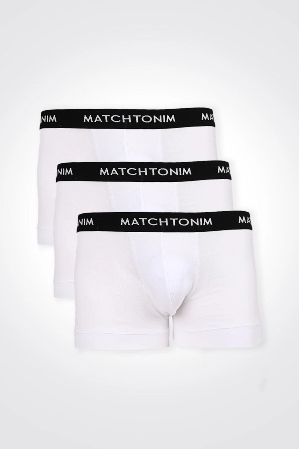 מארז שלישיית בוקסרים  Matchtonim cool cotton לבן