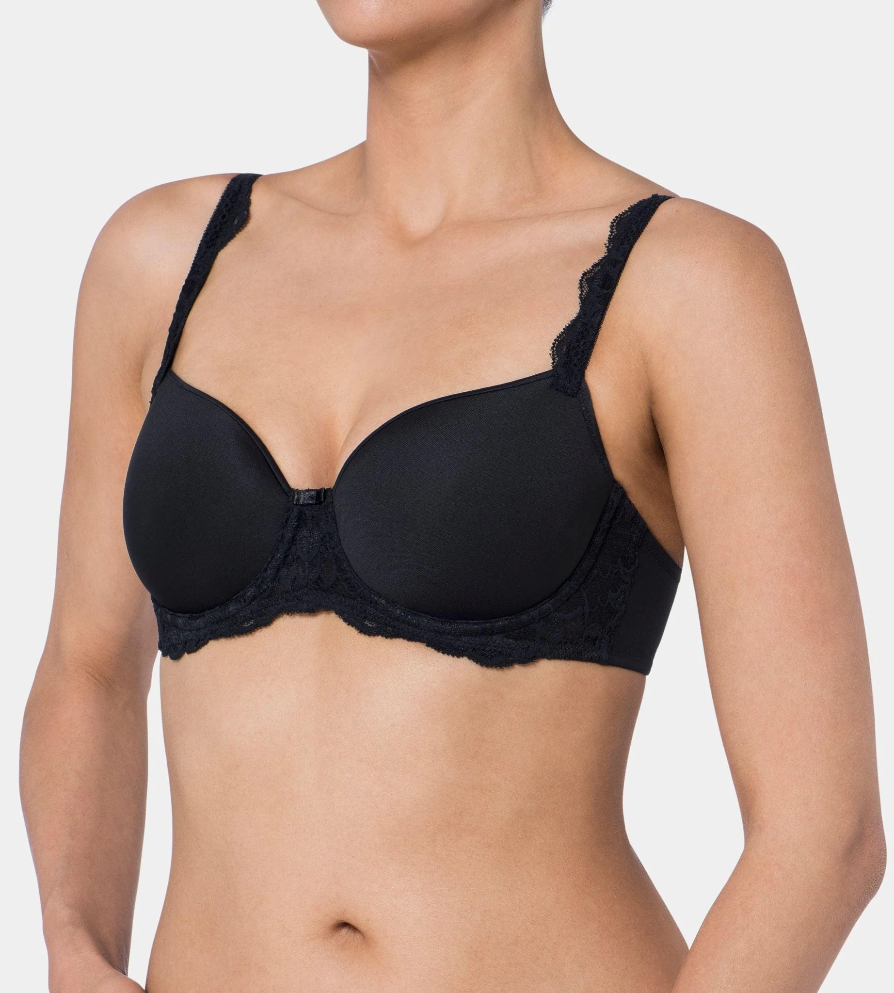חזייה מרופדת Amourette Charm WP שחורה | טריומף - Image 3