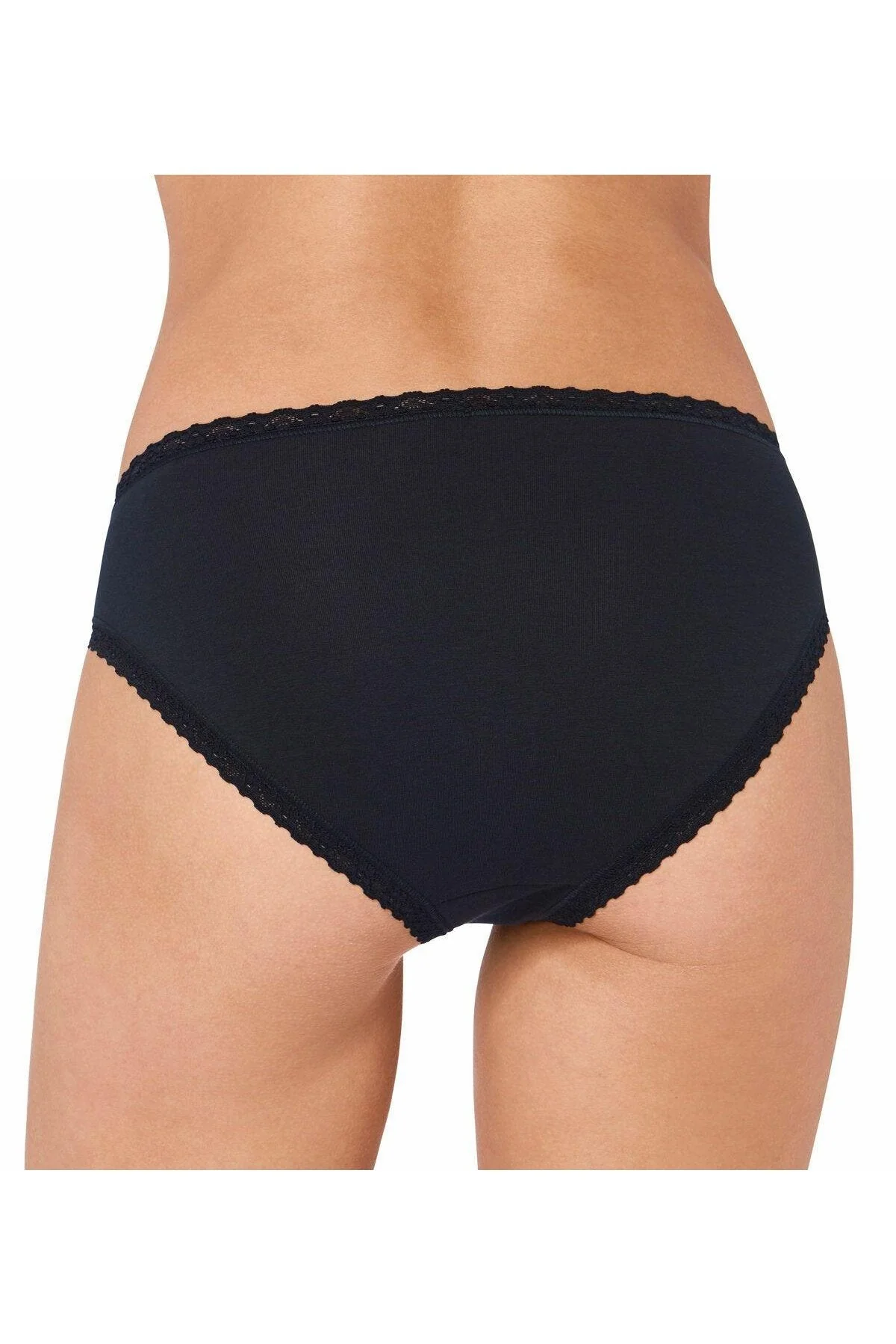 תחתוני sloggi Cotton Lace Tai שחור - Image 2