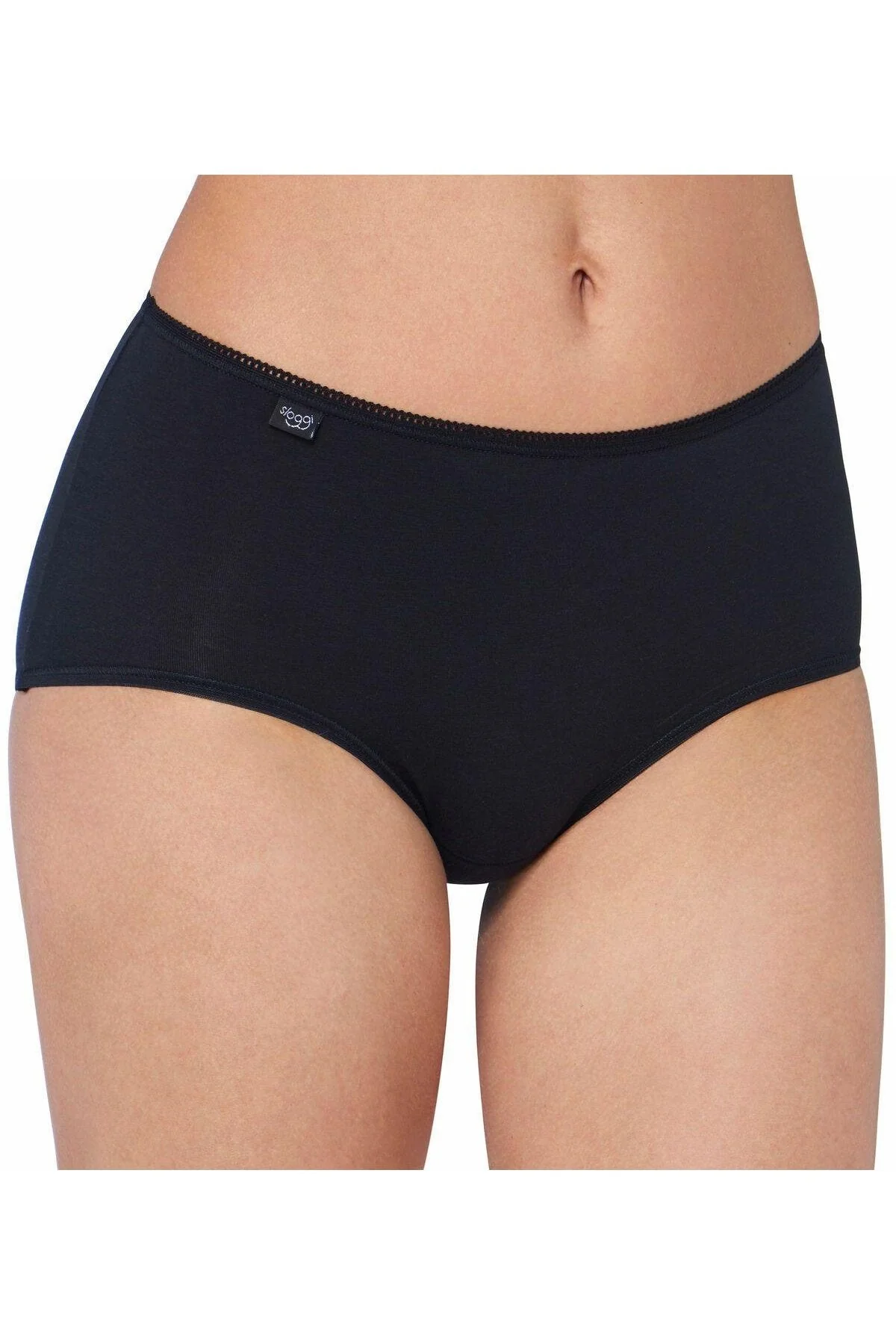 תחתוני 24/7 COTTON MIDI שחורים