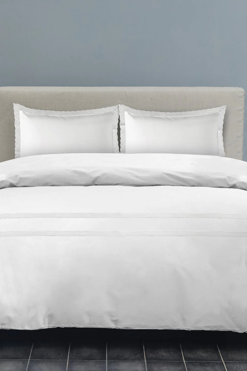 סט מצעים כותנה סאטן מיטה קינג סייז 200/200 ס"מ דגם NIMA