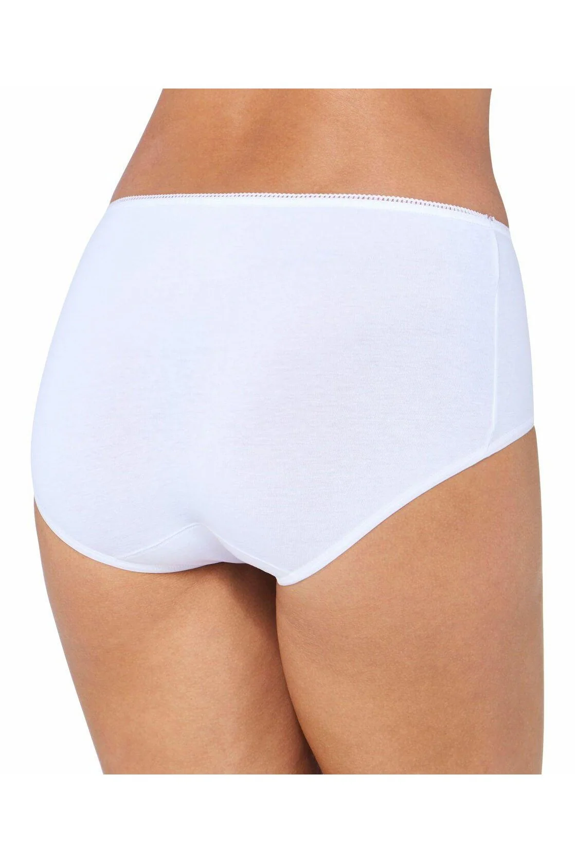 תחתוני 24/7 COTTON MIDI צבע לבן - Image 2