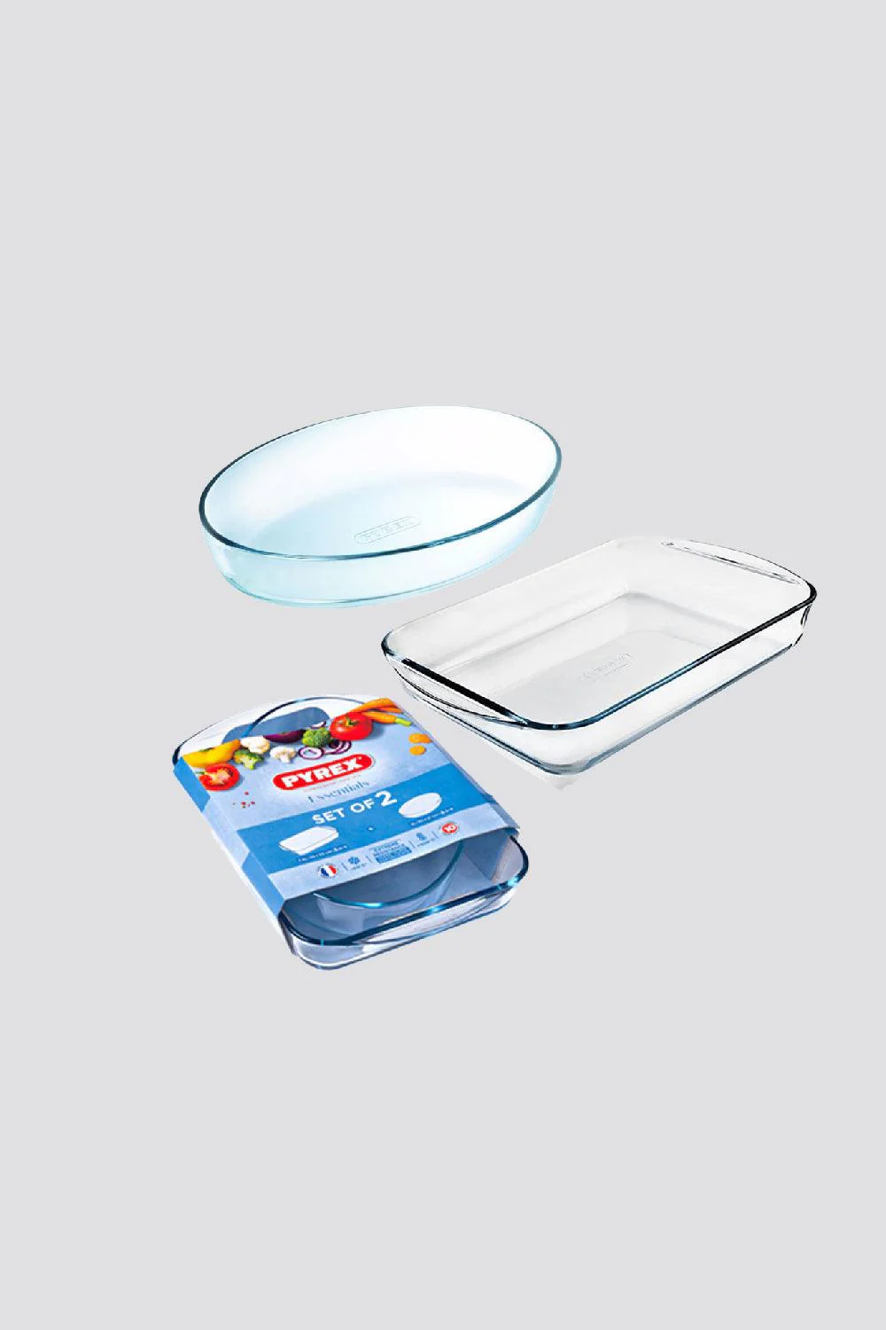 סט 2 תבניות מסדרת סדרת Essentials