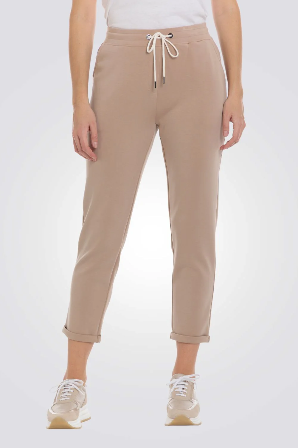 מכנסיים בצבע בז' - Image 2
