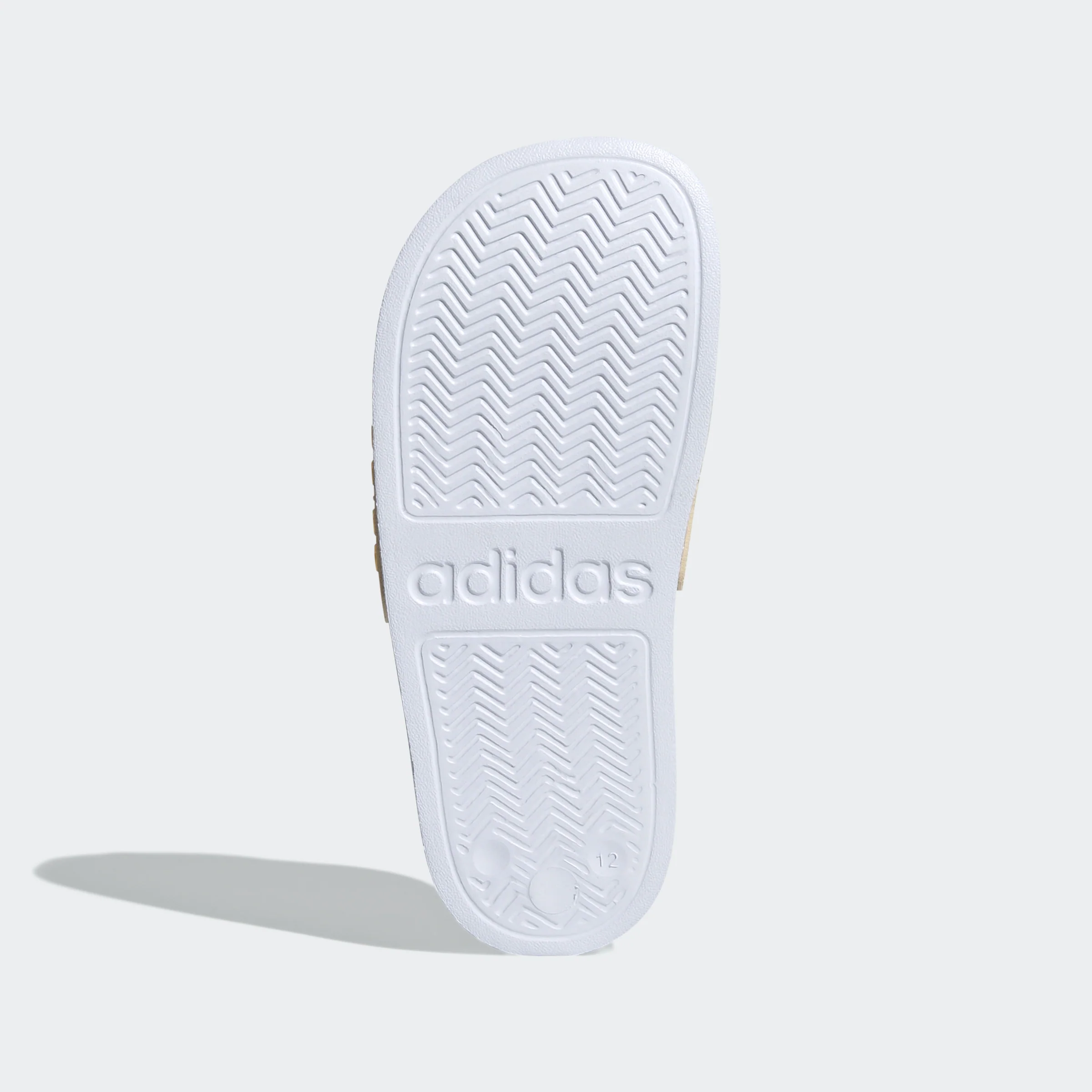 כפכפים לילדות Adilette Shower בצבע לבן וורוד - Image 4