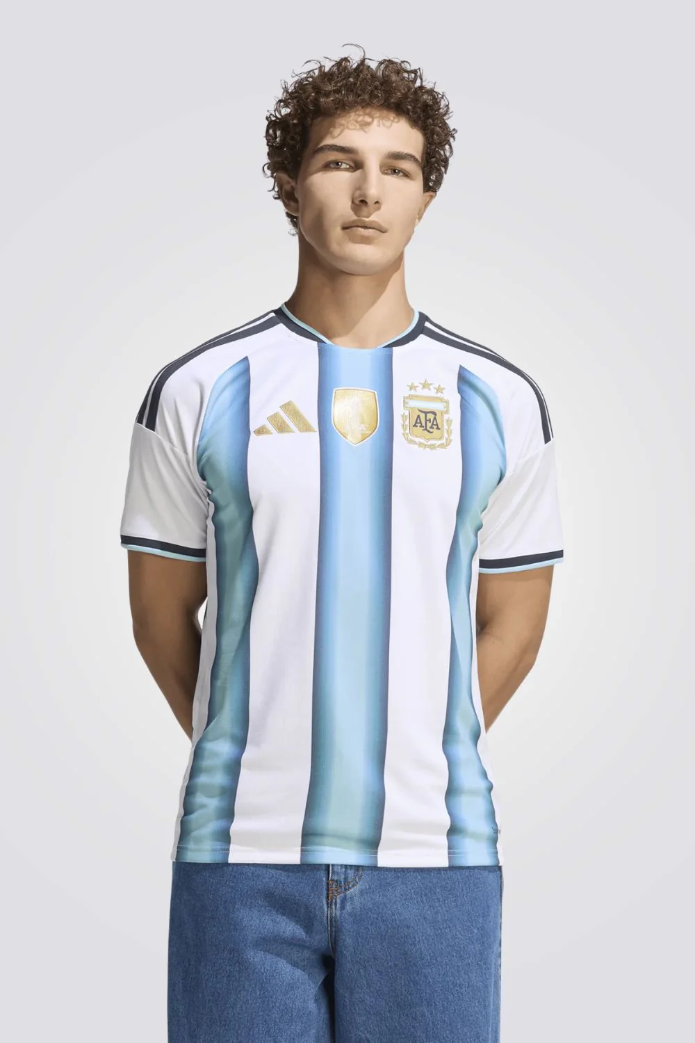 חולצת נבחרת ארגנטינה  Argentina 26 Home Replica לגברים | אדידס