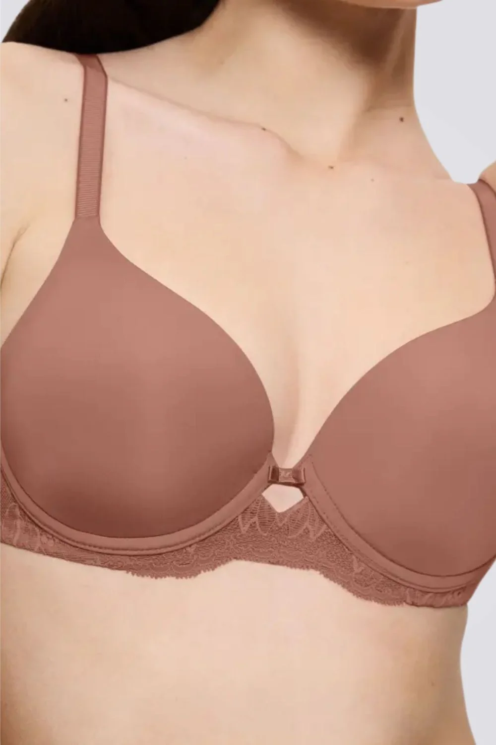 חזייה מרופדת Amourette Charm Conscious WHP01 חום - Image 4