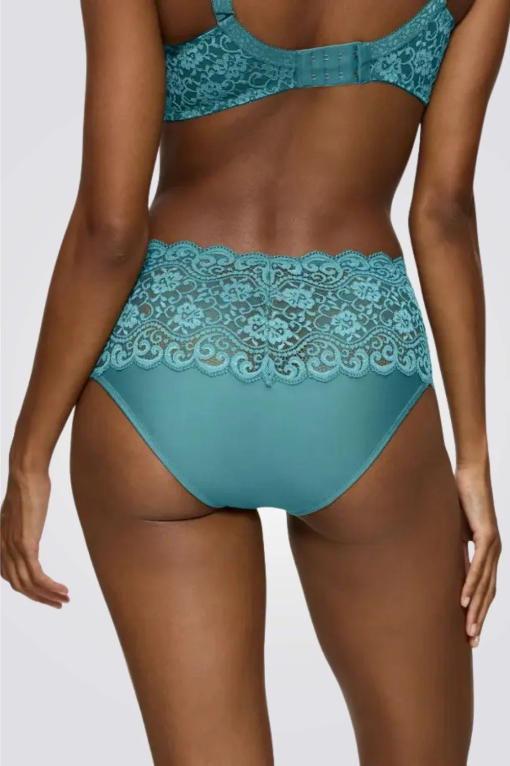 תחתוני מקסי תחרה Amourette Maxi טורקיז - Image 3