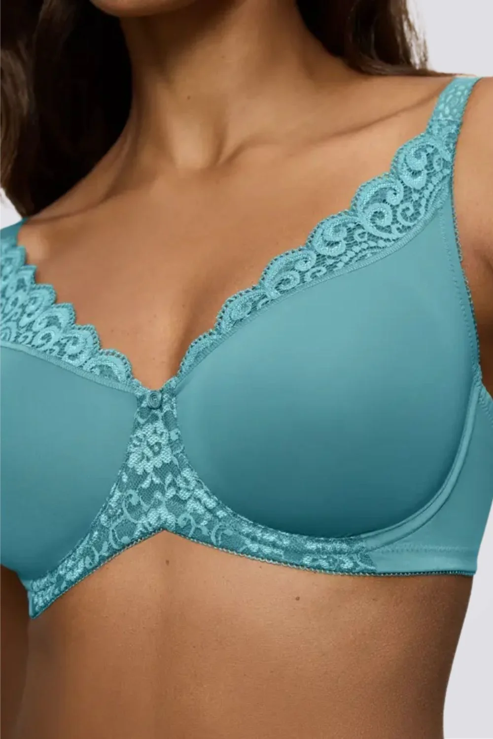 חזיית מינימייזר Amourette W01 בצבע טורקיז - Image 4