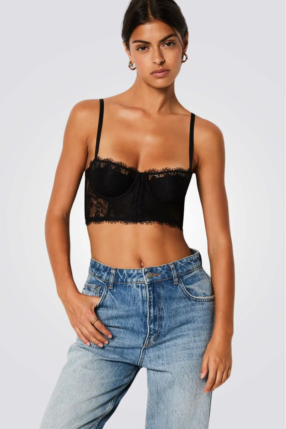 מחוך תחרה AUDACIEUSE בצבע שחור - Image 4
