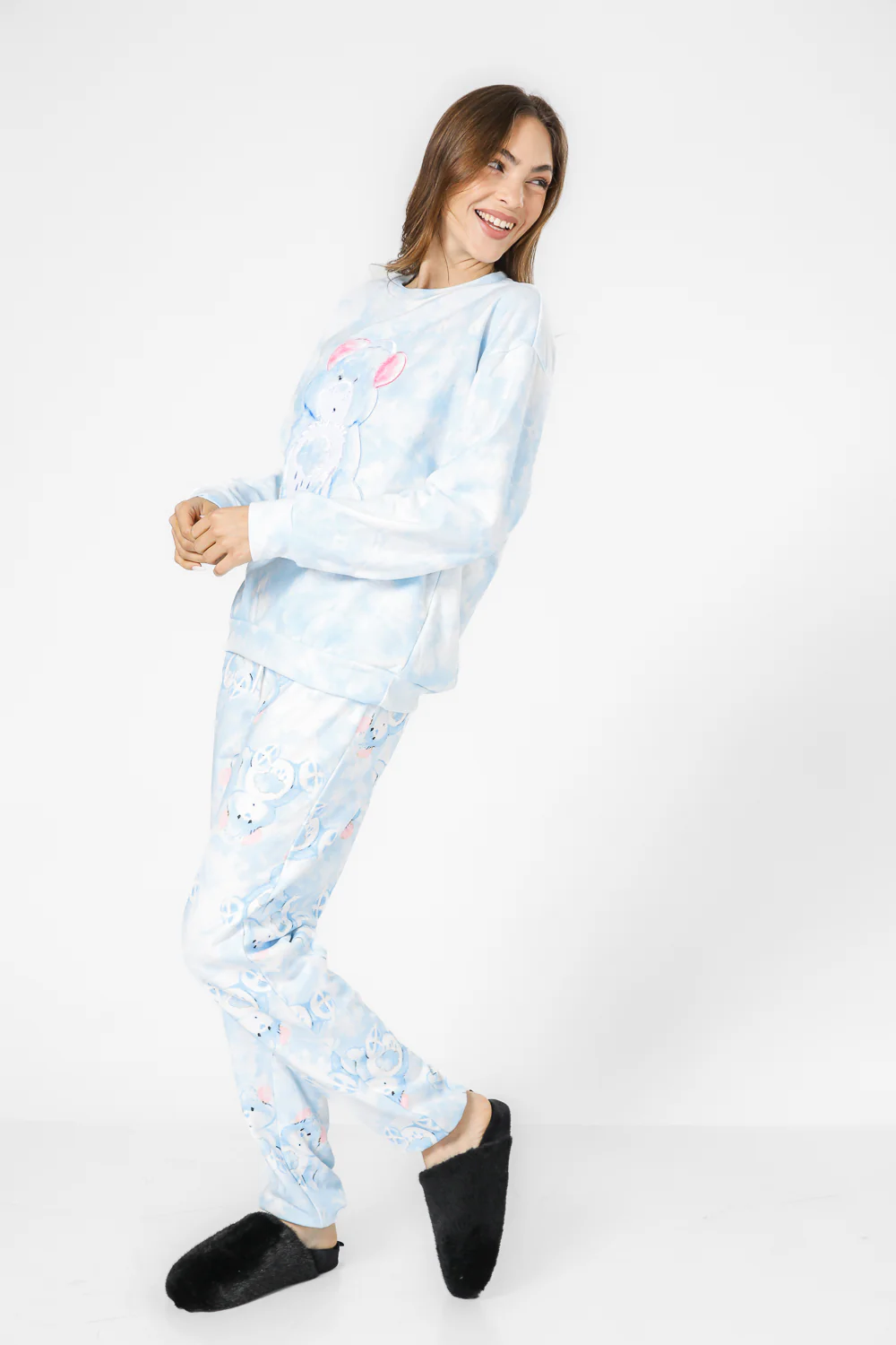 סט פיג’מה פוטר BLUE CARE BEARS - Image 3