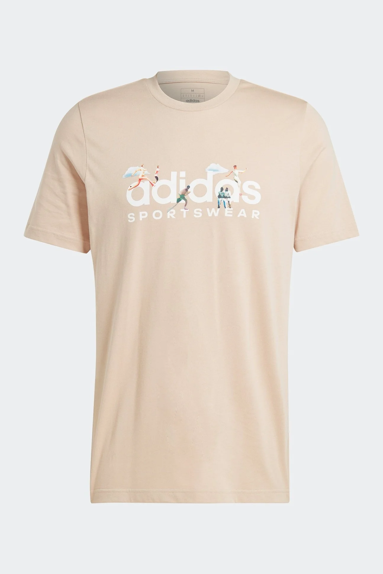 טישירט לגברים LANDSCAPE SPORTSWEAR GRAPHIC בצבע בז' - Image 6