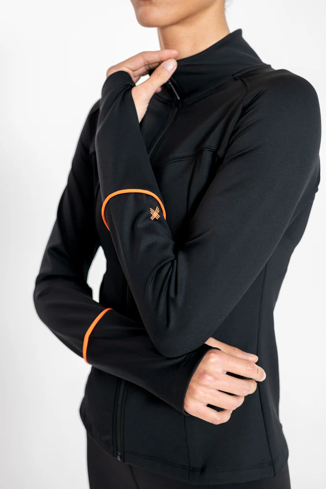 סווטשירט אימון לנשים Light Running בצבע שחור - Image 7