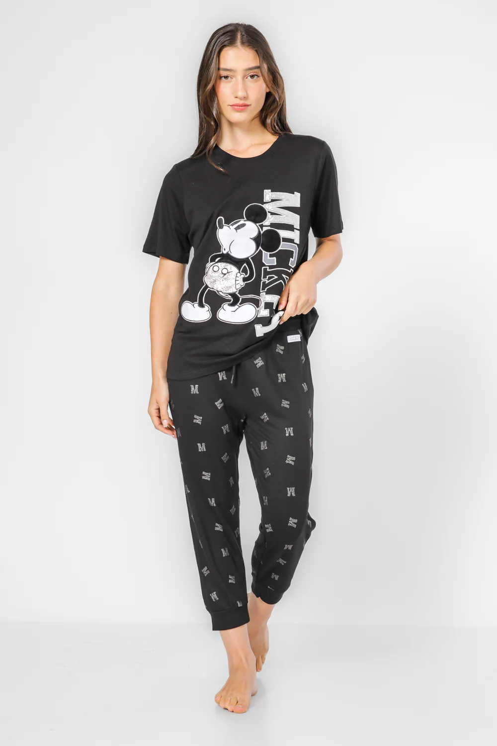 סט פיג’מה באורך 3/4 MICKEY - Image 5