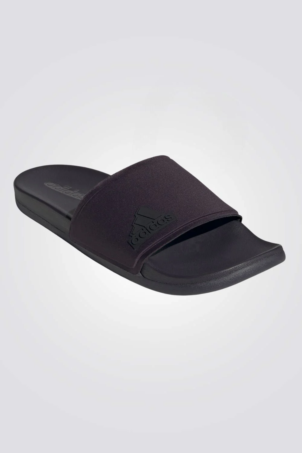 כפכפים ADILETTE COMFORT בצבע סגול ושחור - Image 2