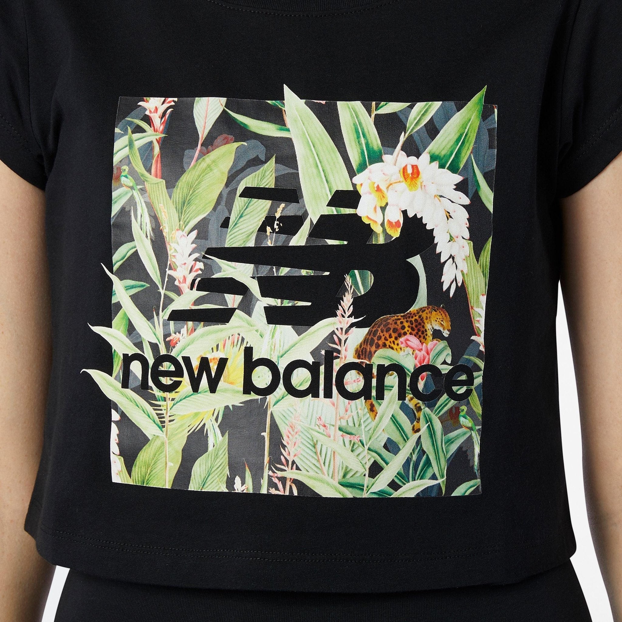טישירט BOTANICAL בצבע שחור - Image 5