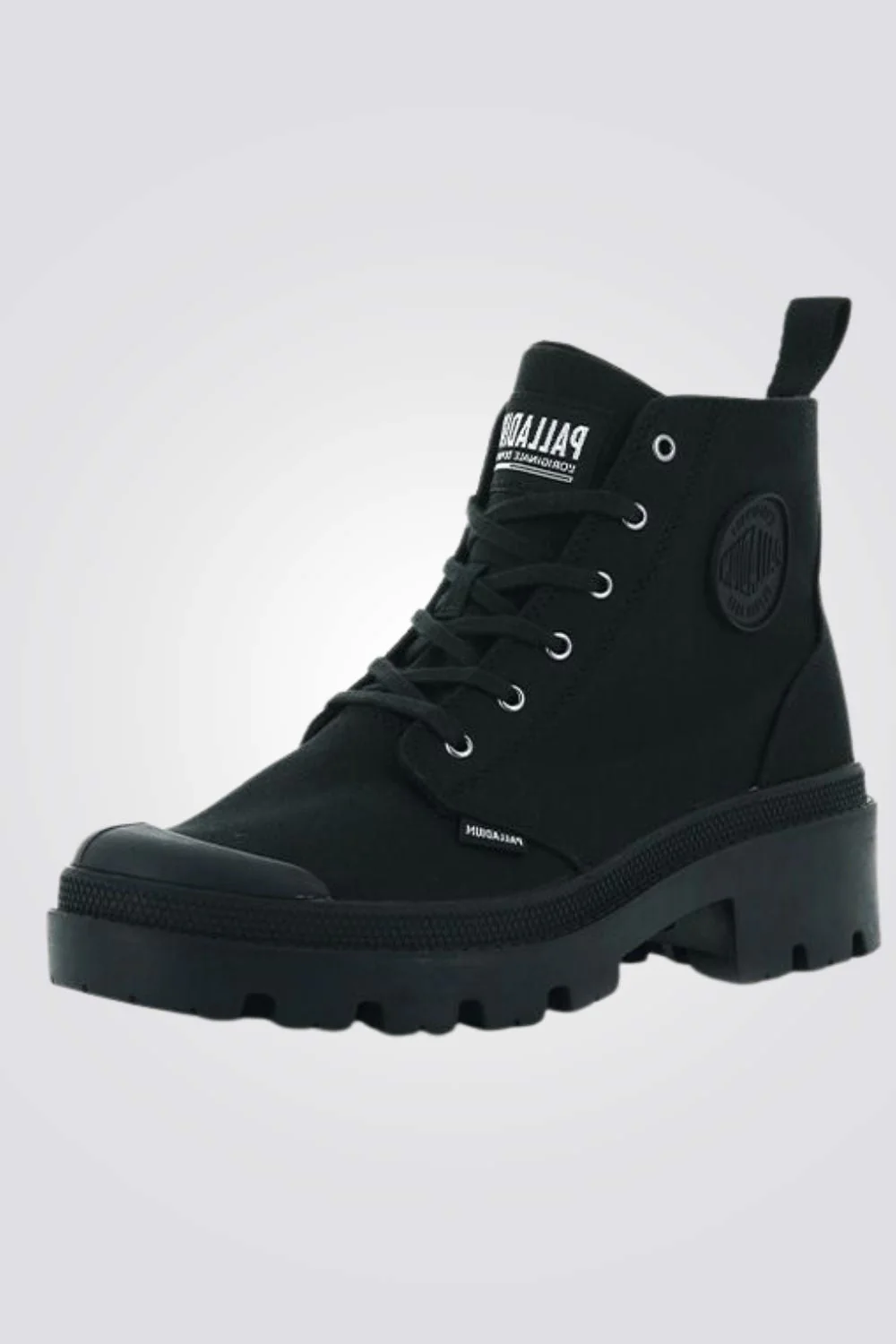 מגפון גבוה PALLABASE TWILL בצבע שחור - Image 3