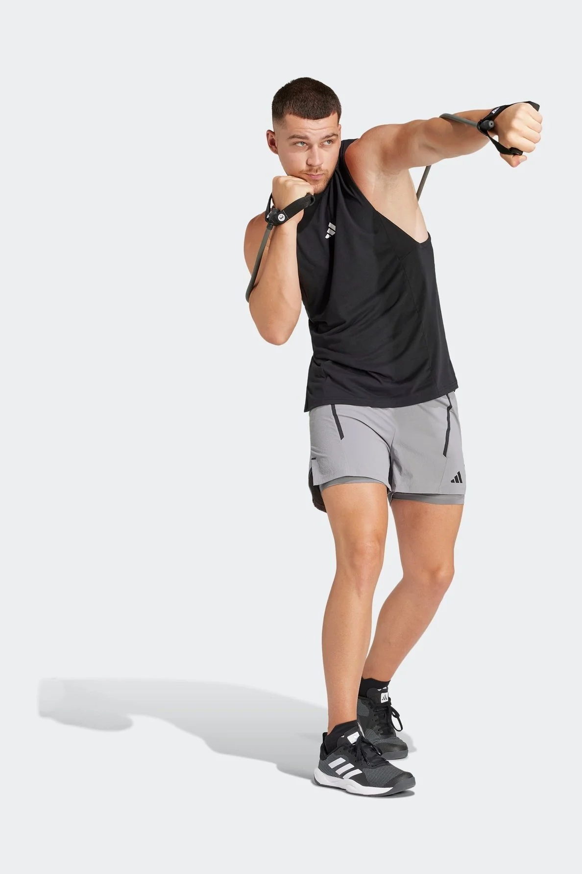 גופיייה לגברים DESIGNED FOR TRAINING בצבע שחור - Image 5