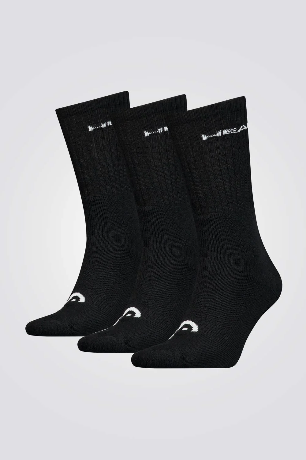 מארז שלישיית גרבי ספורט CREW 3P UNISEX בצבע שחור