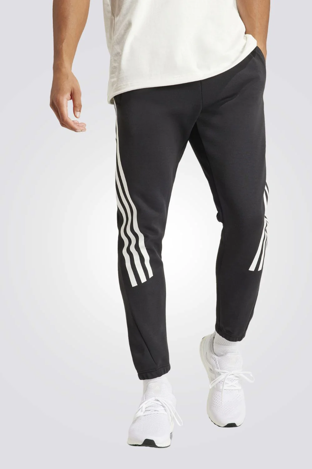 מכנסיים ארוכים FUTURE ICONS 3-STRIPES בצבע שחור