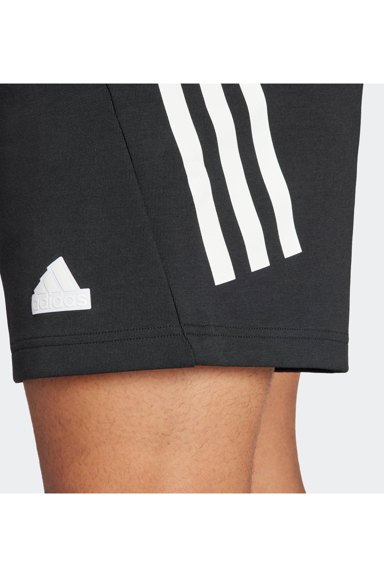 מכנסיים קצרים FUTURE ICONS 3-STRIPES בצבע שחור - Image 5