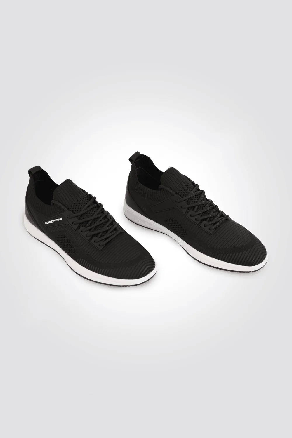 סניקרס STRIPED TRAINER בצבע שחור - Image 4
