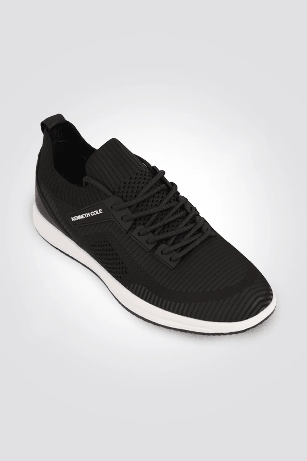 סניקרס STRIPED TRAINER בצבע שחור - Image 5