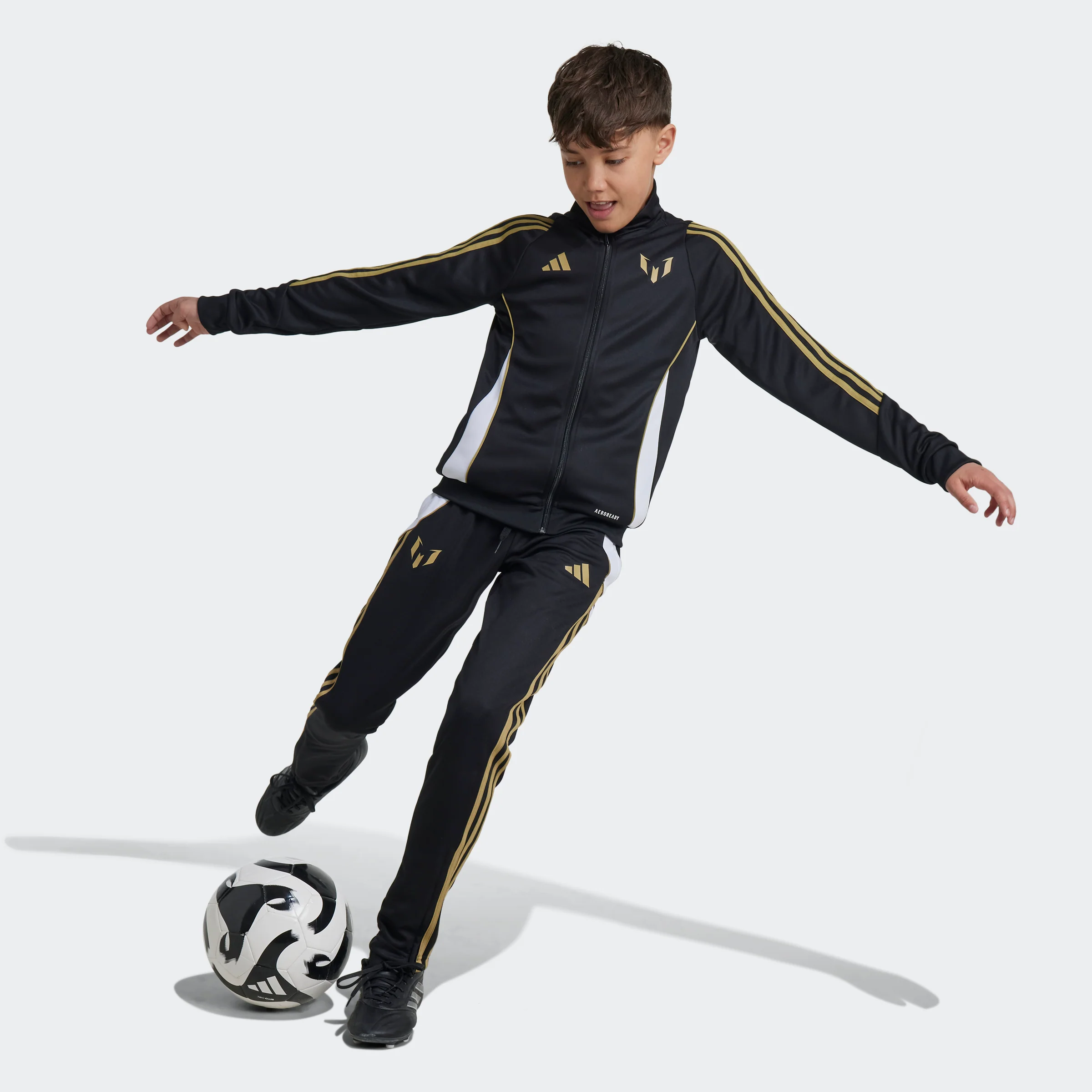 מכנסי אימון לילדים ונוער MESSI בצבע שחור - Image 5