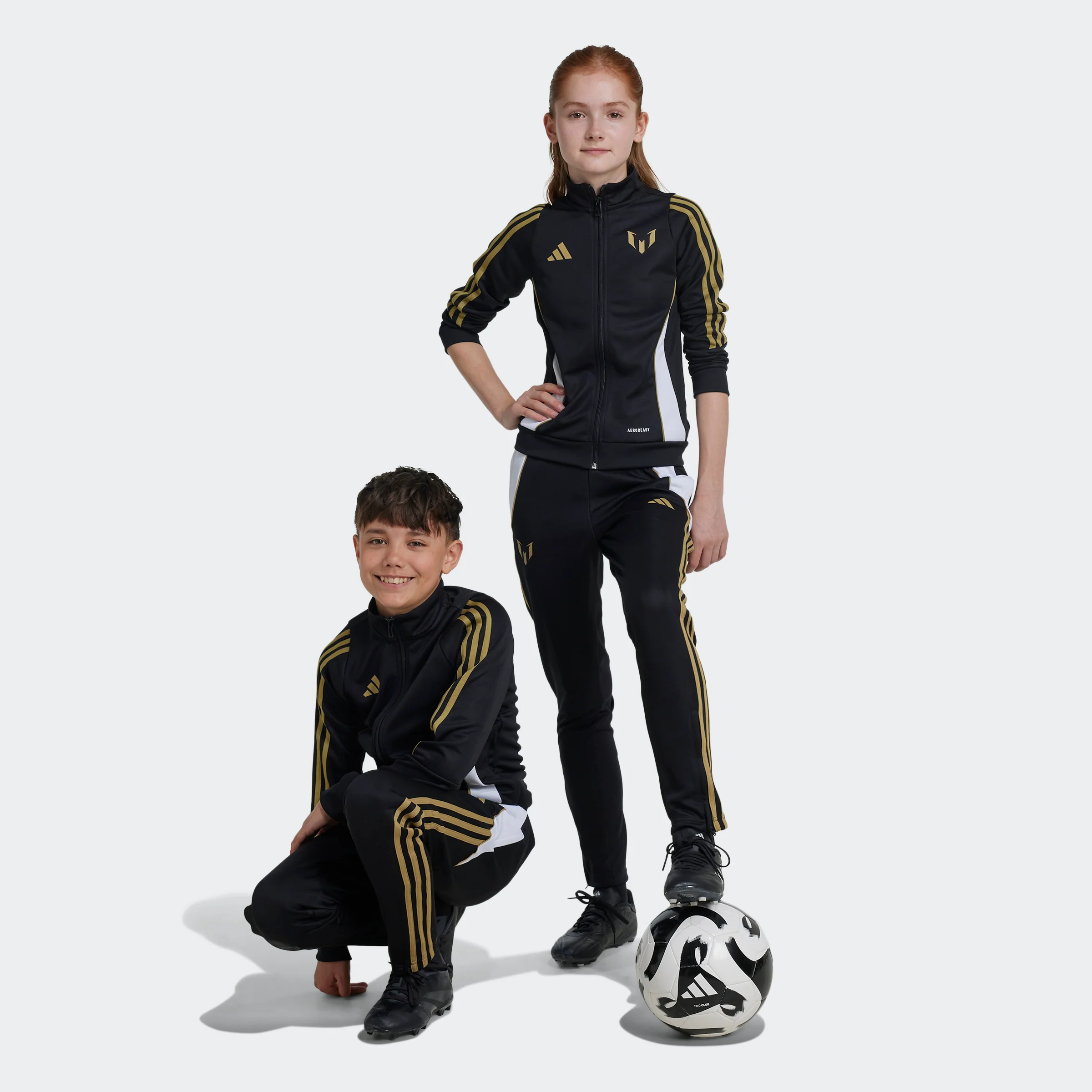 מכנסי אימון לילדים ונוער MESSI בצבע שחור - Image 7