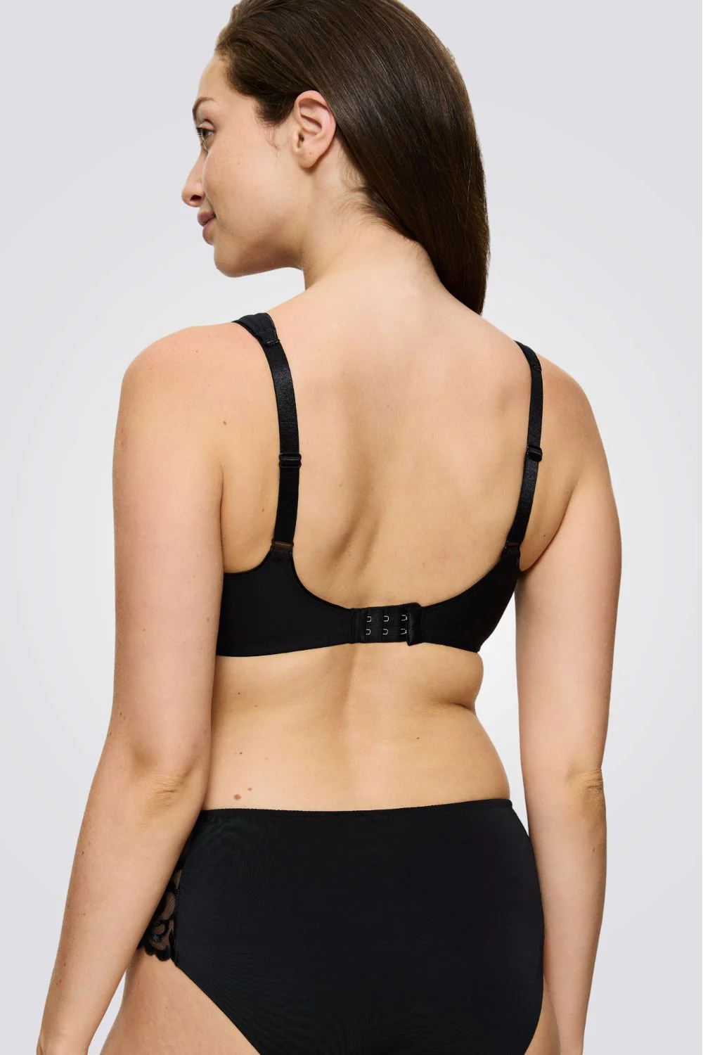 חזיית מינימייזר Modern Soft cotton W01 צבע שחור | טריומף - Image 3