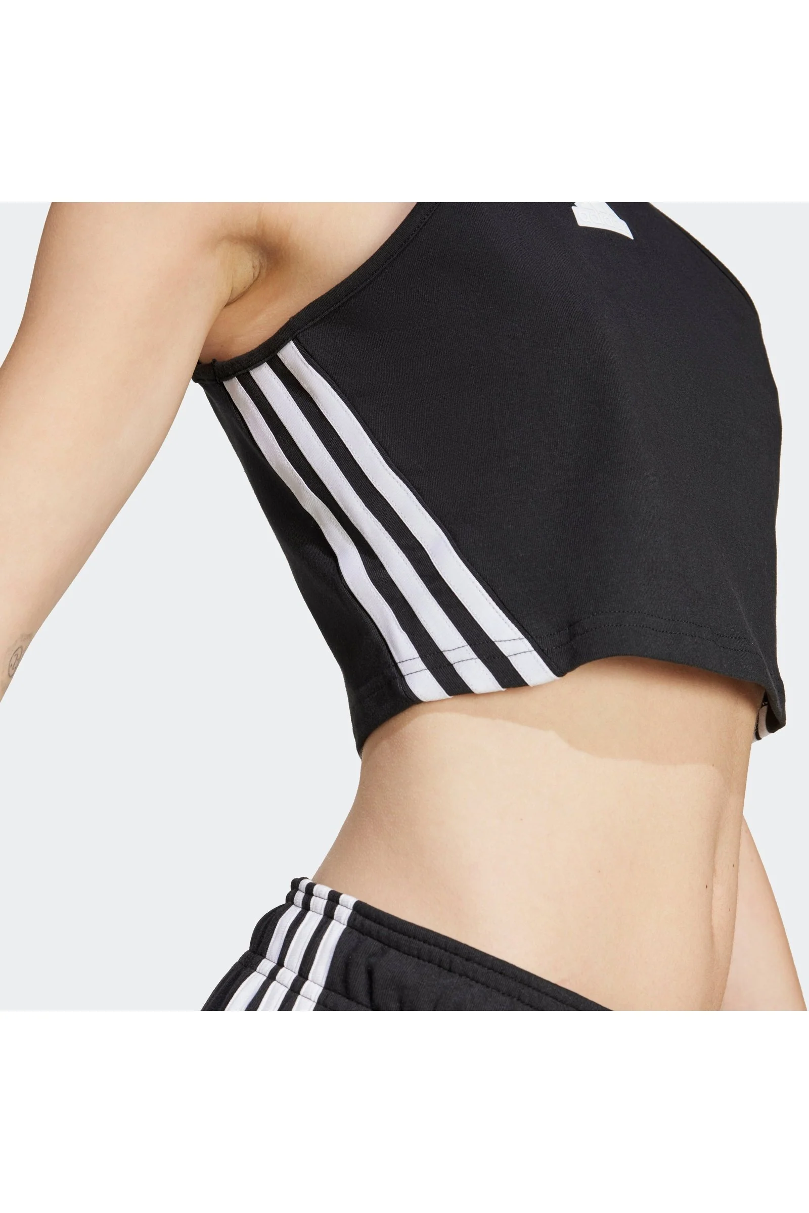 גופיית אימון לנשים FUTURE ICONS 3-STRIPES בצבע שחור - Image 6