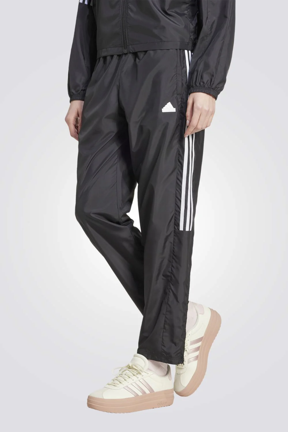 מכנסיים ארוכים לנשים Tiro Cut 3-Stripes בצבע שחור
