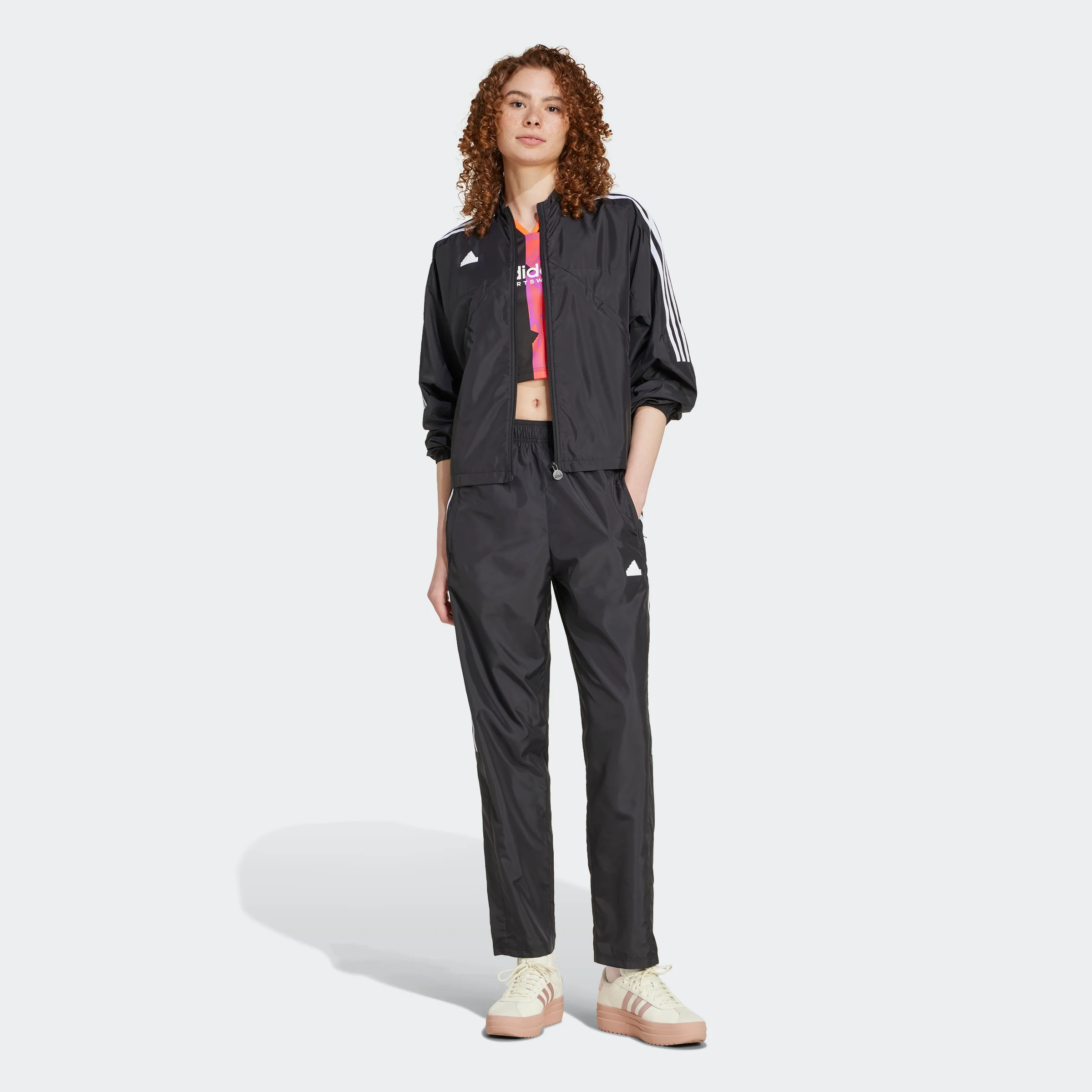 מכנסיים ארוכים לנשים Tiro Cut 3-Stripes בצבע שחור - Image 5