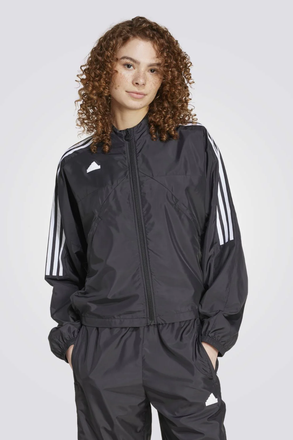 סווטשירט לנשים Tiro Cut 3-Stripes בצבע שחור