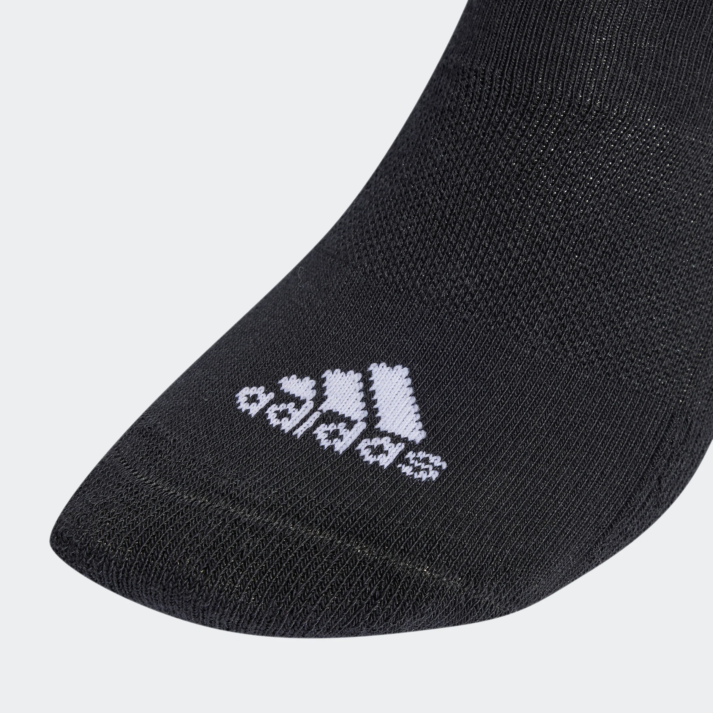 מארז שלישיית גרביים לגברים STRIPES CUSHIONED SPORTSWEAR MID-CUT בצבע שחור ולבן - Image 3