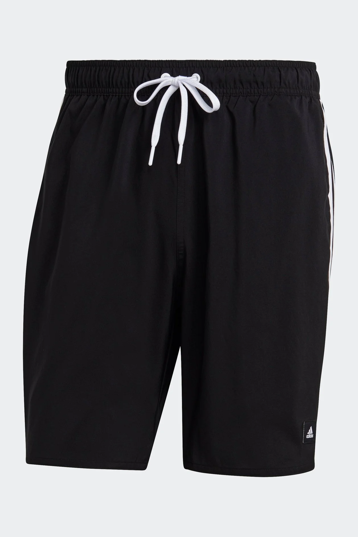 בגד ים לגברים 3-STRIPES CLX  בצבע לבן ושחור - Image 6