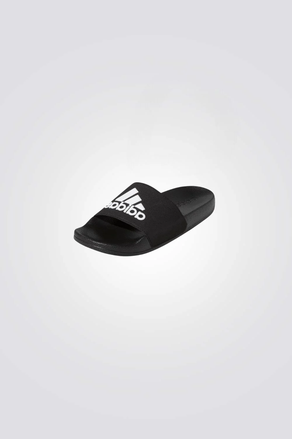 כפכפים לילדים ADILETTE SHOWER בצבע שחור ולבן - Image 3