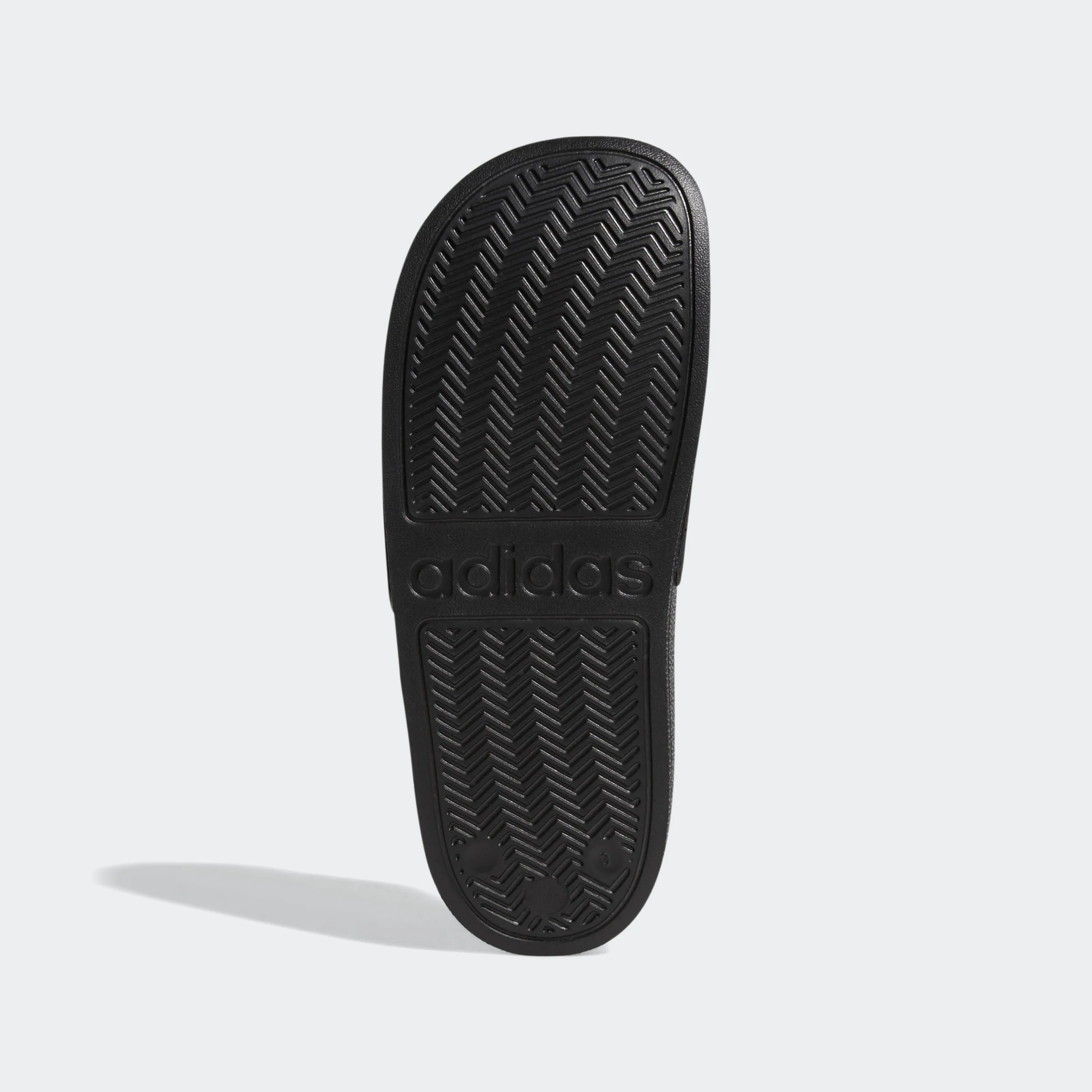 כפכפים לילדים ADILETTE SHOWER בצבע שחור ולבן - Image 4