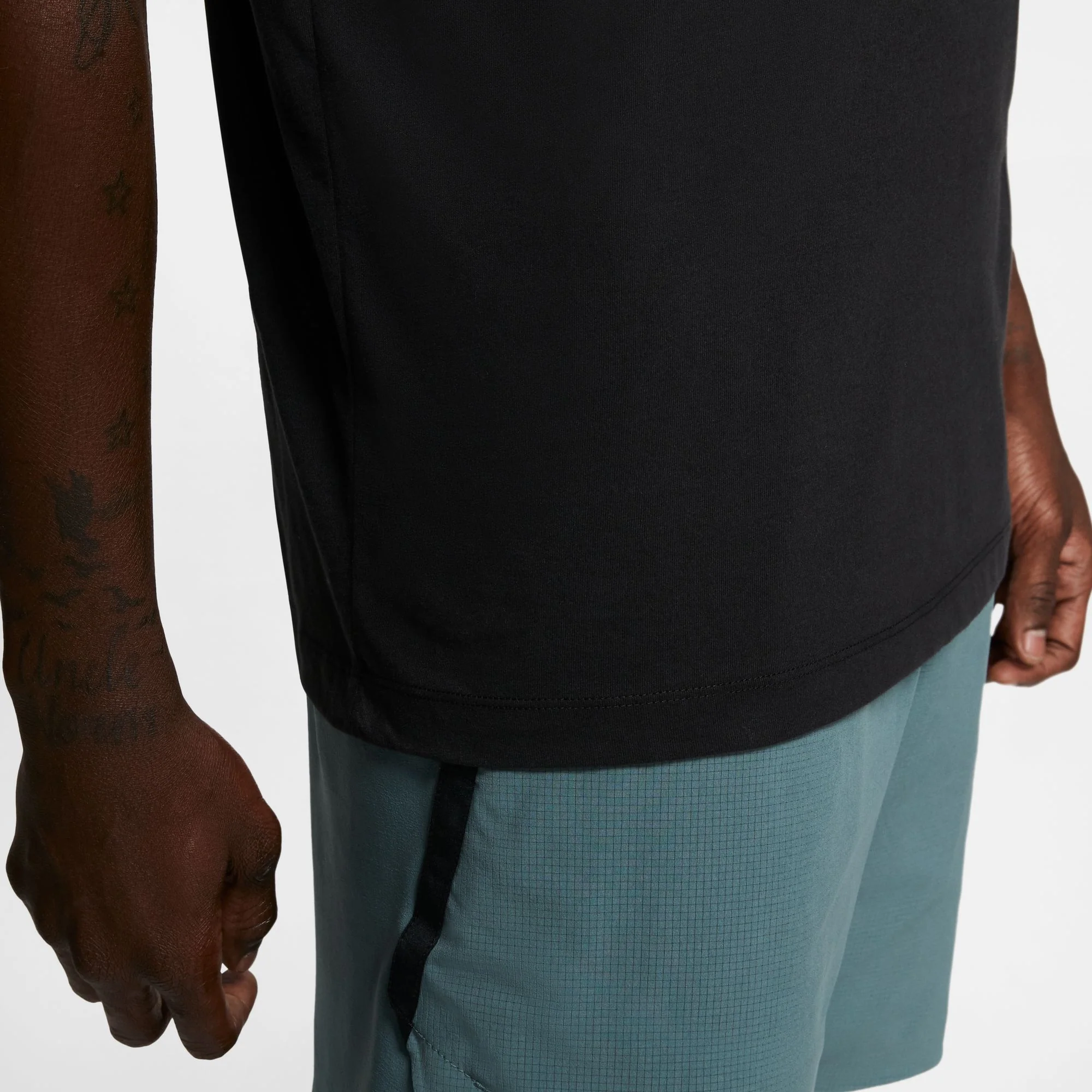 טישירט לגברים Dri-FIT בצבע שחור | נייקי - Image 4