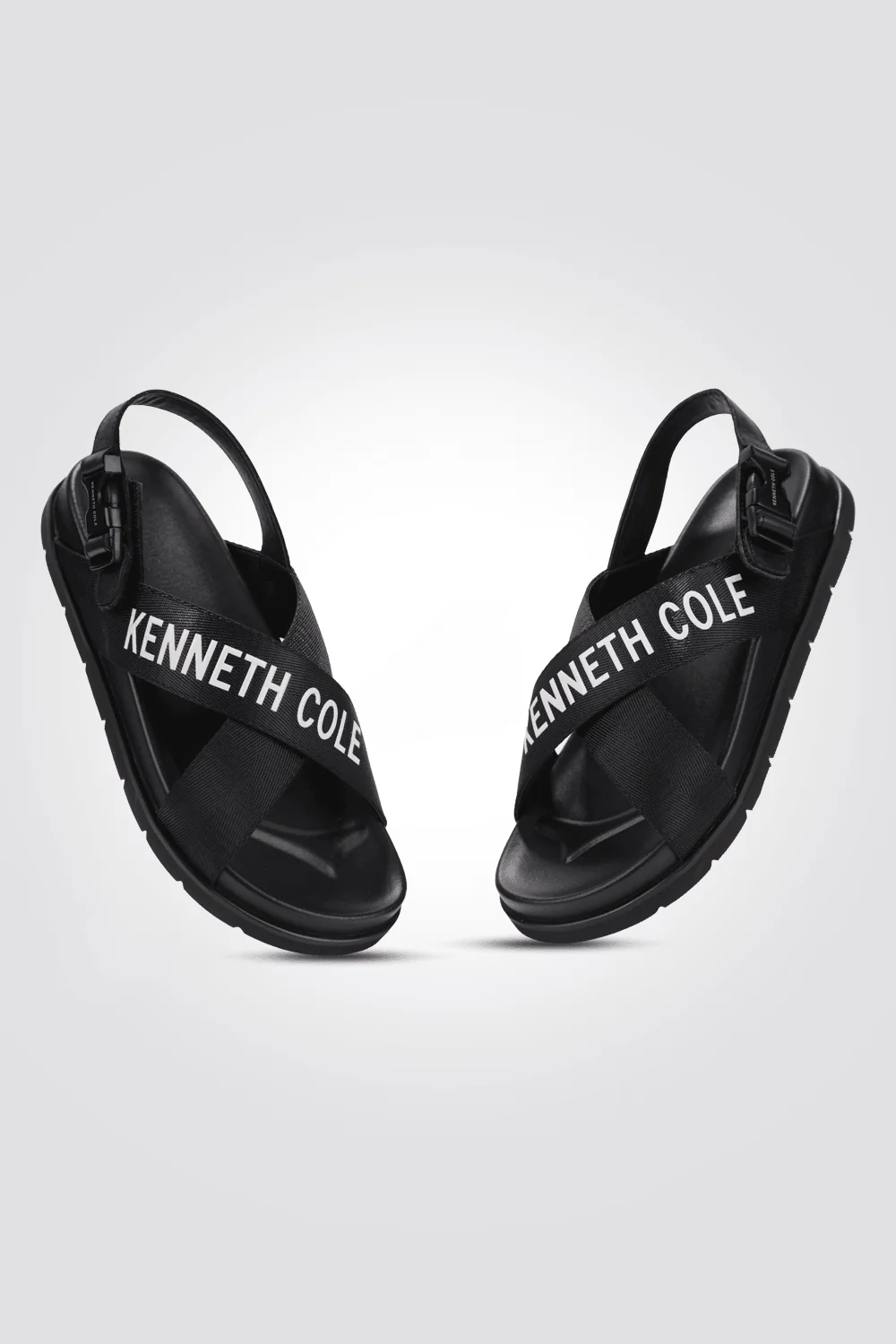 סנדלי FLAT ANKLE STRAP לנשים בצבע שחור - Image 4