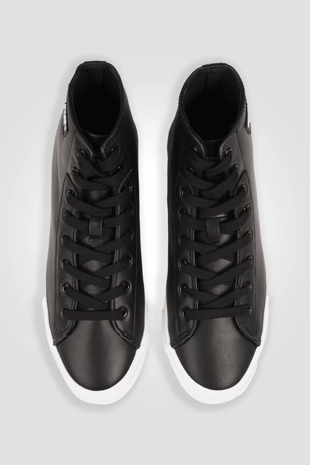 סניקרס לנשים HIGH LEATHER בצבע שחור - Image 4