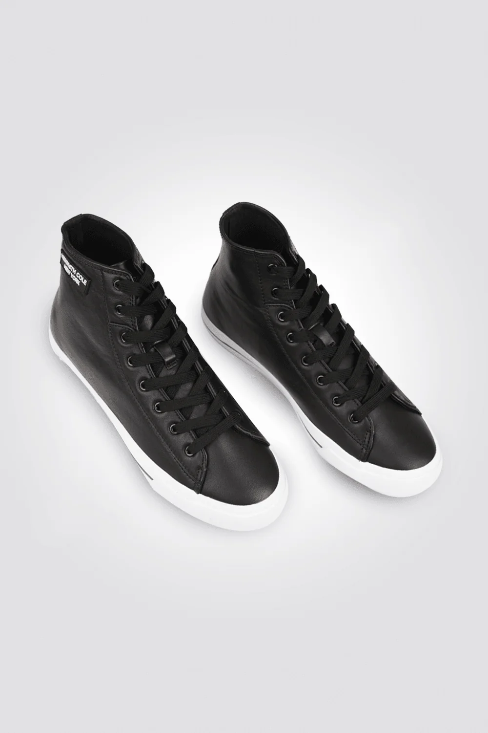 סניקרס לנשים HIGH LEATHER בצבע שחור - Image 5