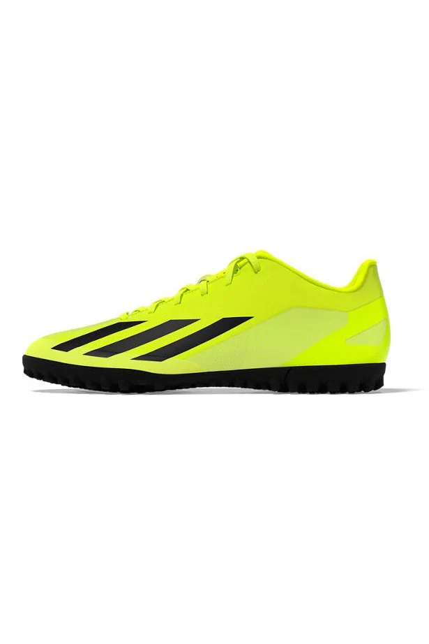 נעלי קטרגל לגברים X CRAZYFAST CLUB TF בצבע צהוב זוהר ושחור - Image 6