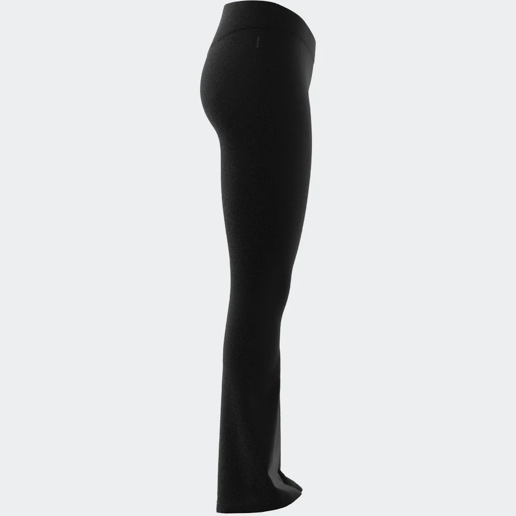 מכנסיים ארוכים לנשים Yoga Flared  בצבע שחור - Image 6