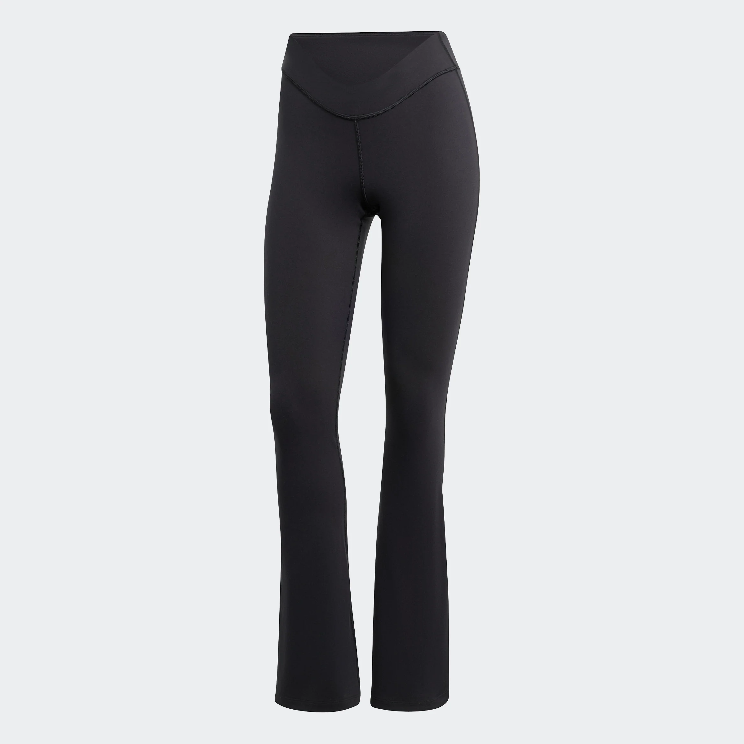 מכנסיים ארוכים לנשים Yoga Flared  בצבע שחור - Image 7