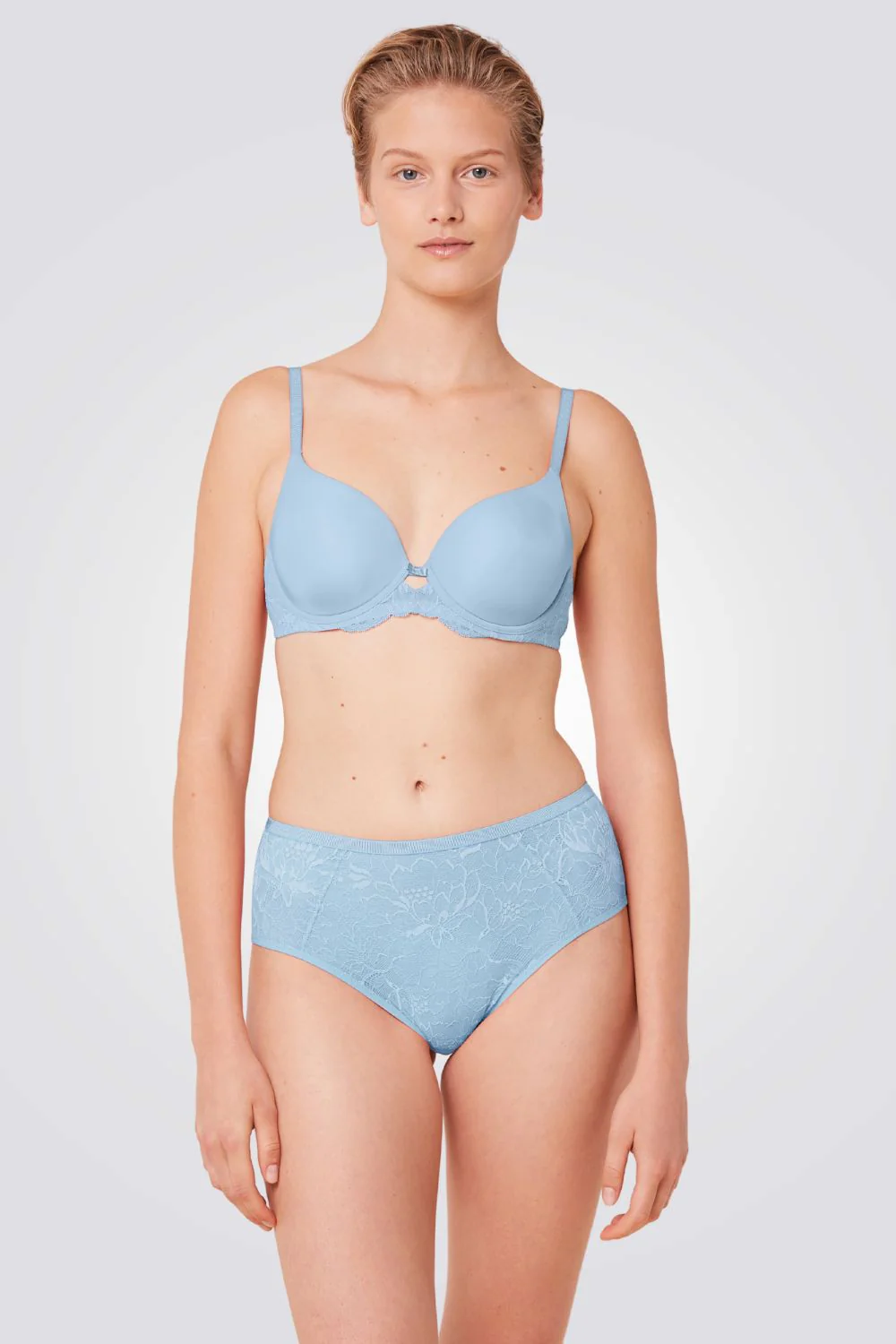 חזיית תחרה Amourette Charm T WHP01 בצבע כחול - Image 2